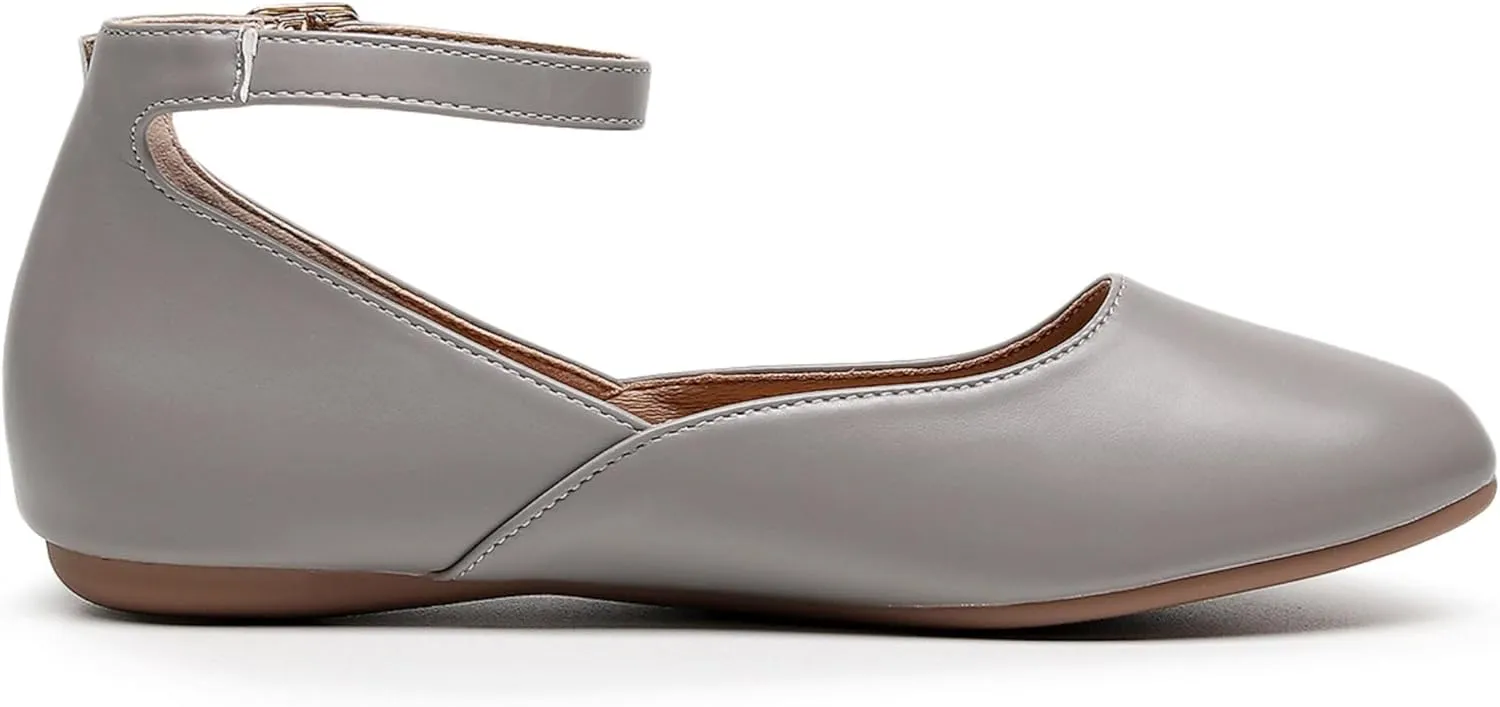 VenusCelia Women's Serenity Strap Flats Shoe