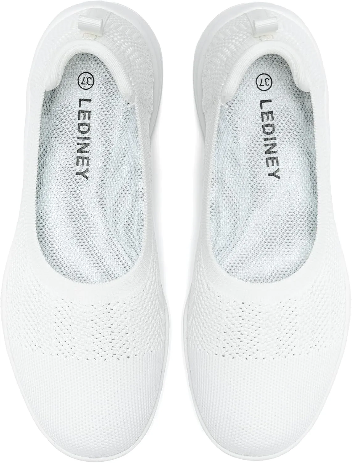 Women's Flats Slip On Go Walk Shoes for Women Comfortable Walking Sneakers Knit Low Wedge Dressy Ballet Shoes Zapatos para Mujer