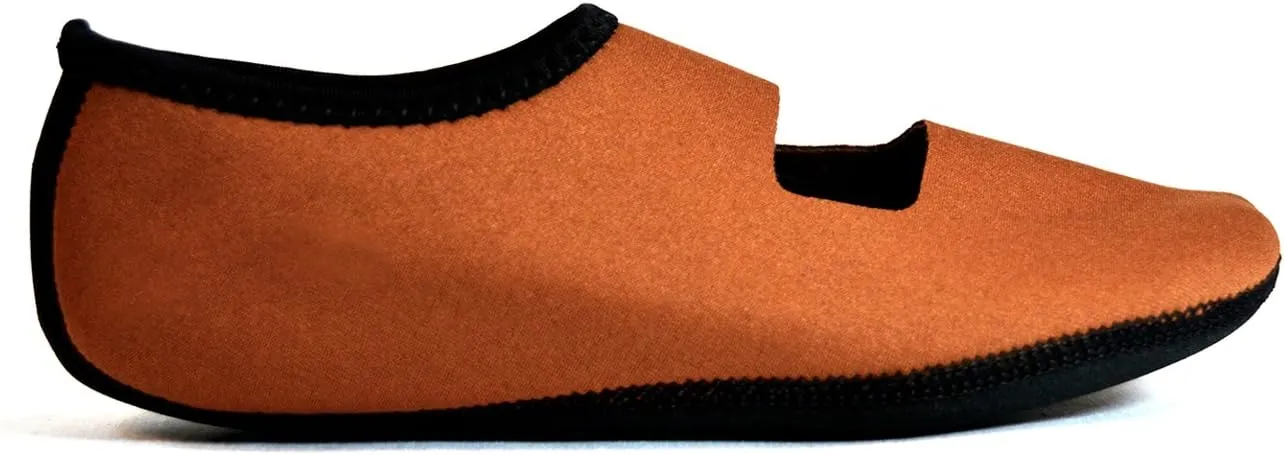 Women's Mary Janes Best Foldable & Flexible Flats, Travel & Exercise, Dance, Yoga Socks, Indoor Shoes, Slippers