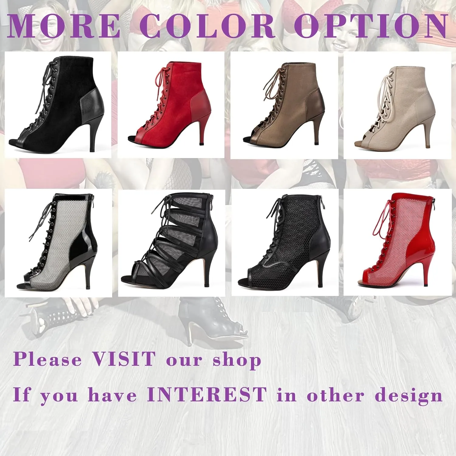 Women's Peep Toe Dance Stilettos High Heels-Mother's Day Gift,Sandals Fashion Sexy Lace Up Ladies Dress Pumps Ankle Booties