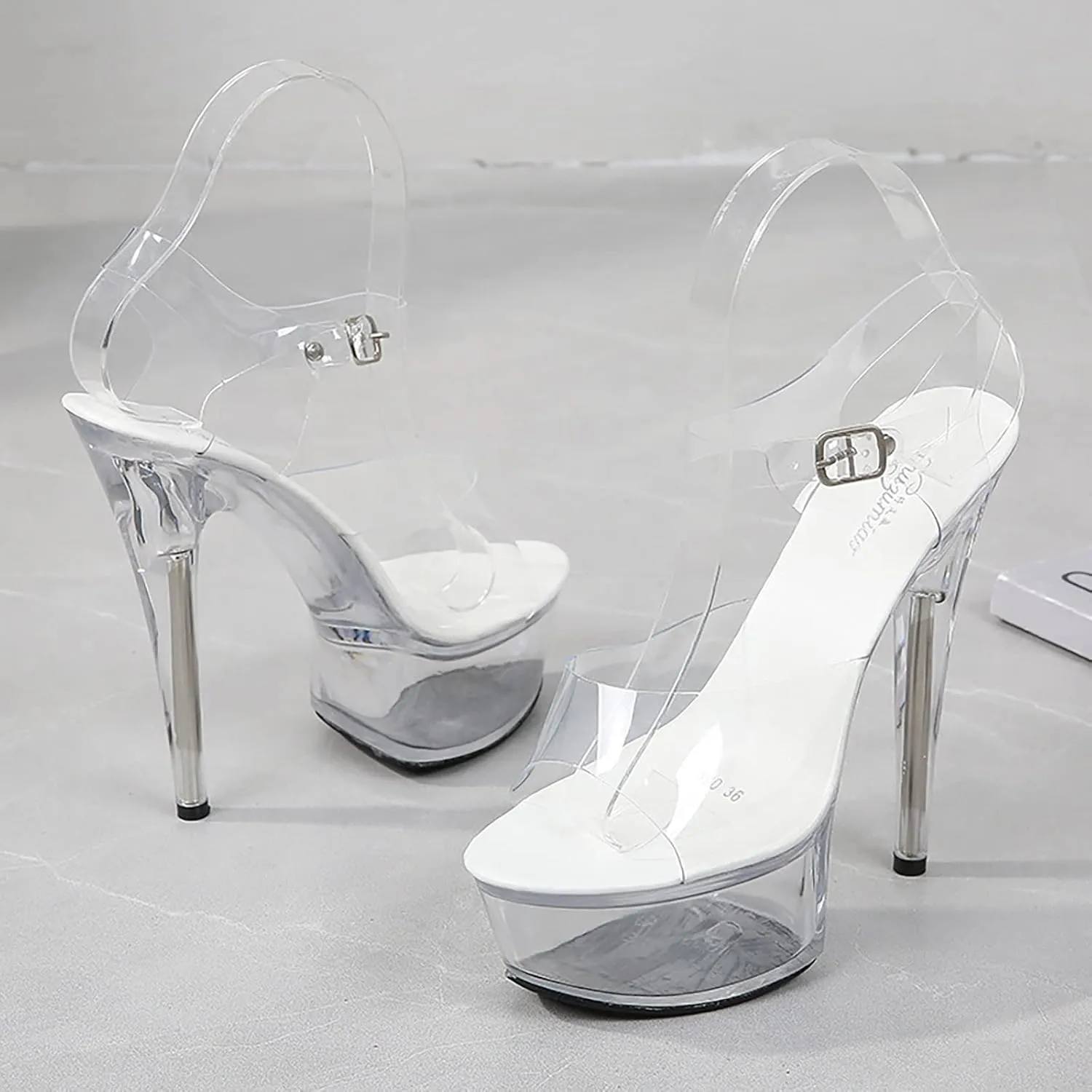 Women's Platform Dressy Sandals with Heels Spring Clear Trendy High Heel Beach 2025 Sexy Summer Spring 2025 Cutes Y2K