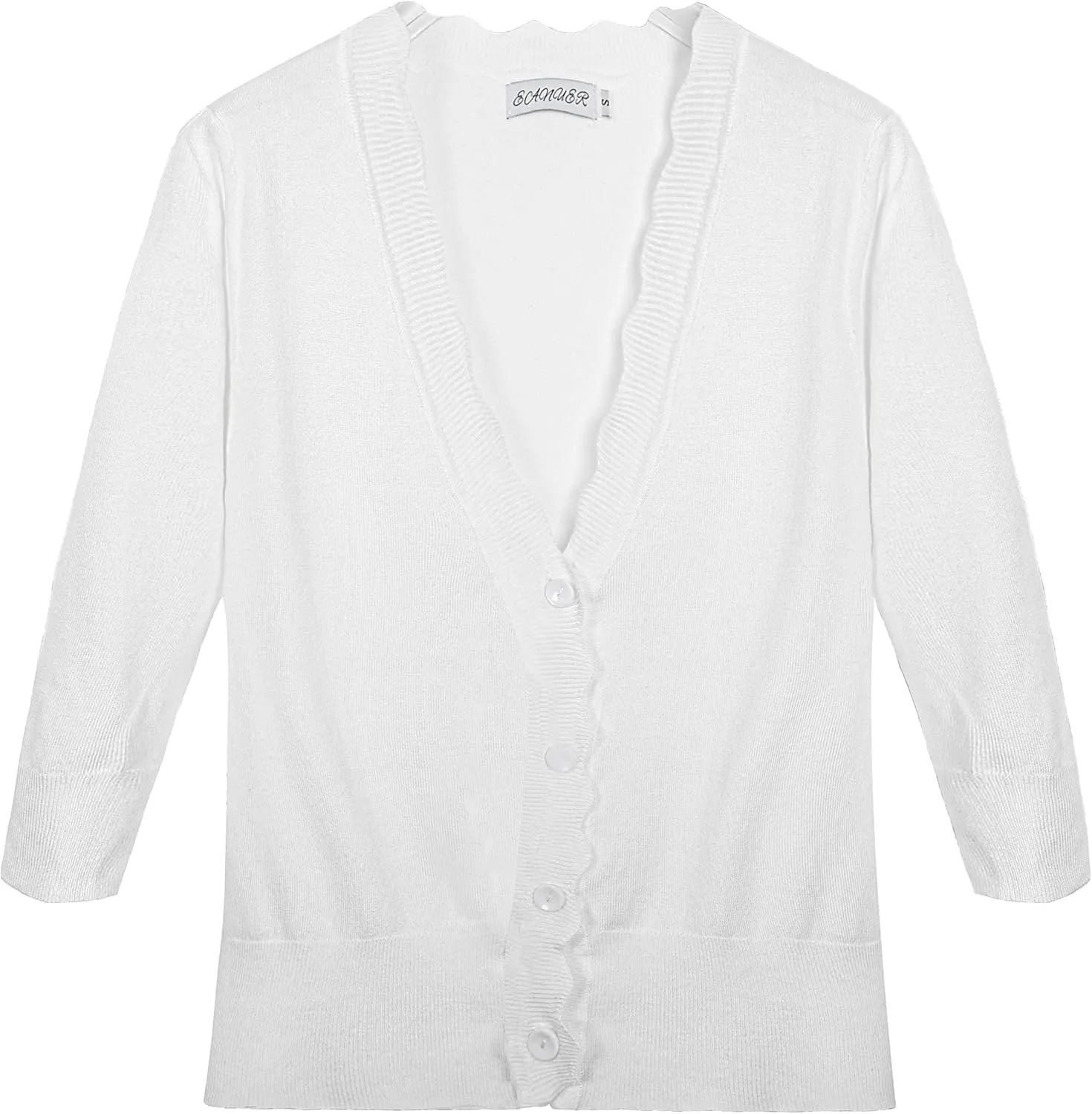 Women's Short Sleeve Cropped Cardigan Button Down Sweater Lightweight Knit Shrugs
