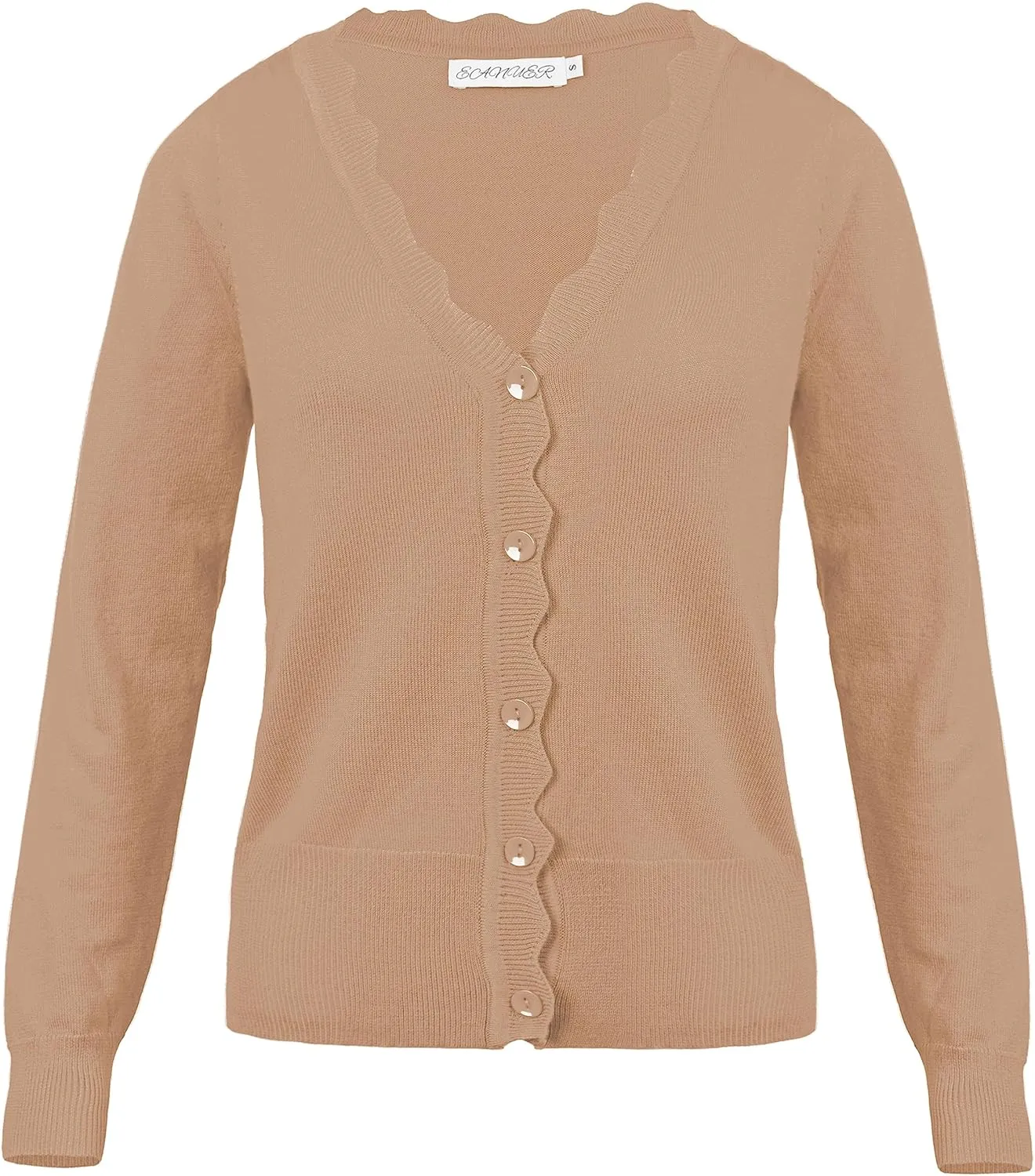Women's Short Sleeve Cropped Cardigan Button Down Sweater Lightweight Knit Shrugs
