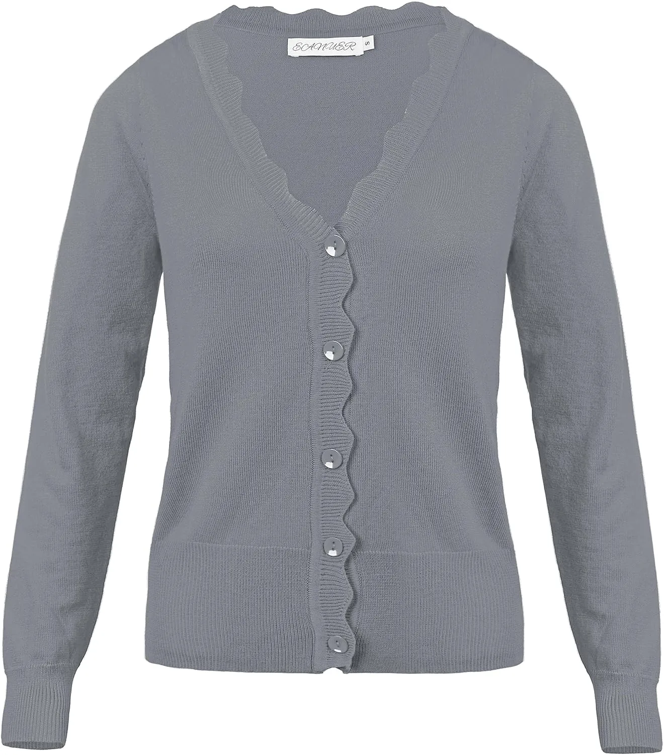 Women's Short Sleeve Cropped Cardigan Button Down Sweater Lightweight Knit Shrugs
