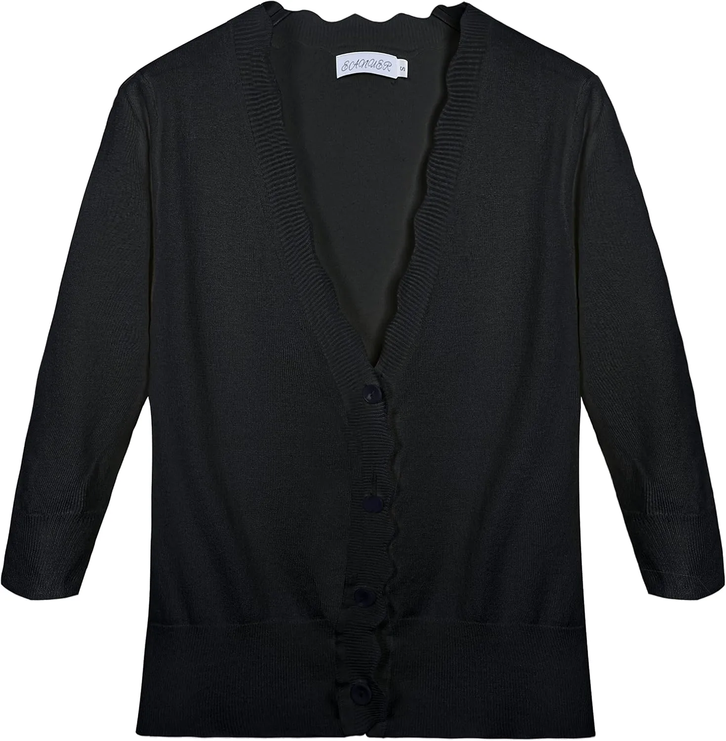 Women's Short Sleeve Cropped Cardigan Button Down Sweater Lightweight Knit Shrugs