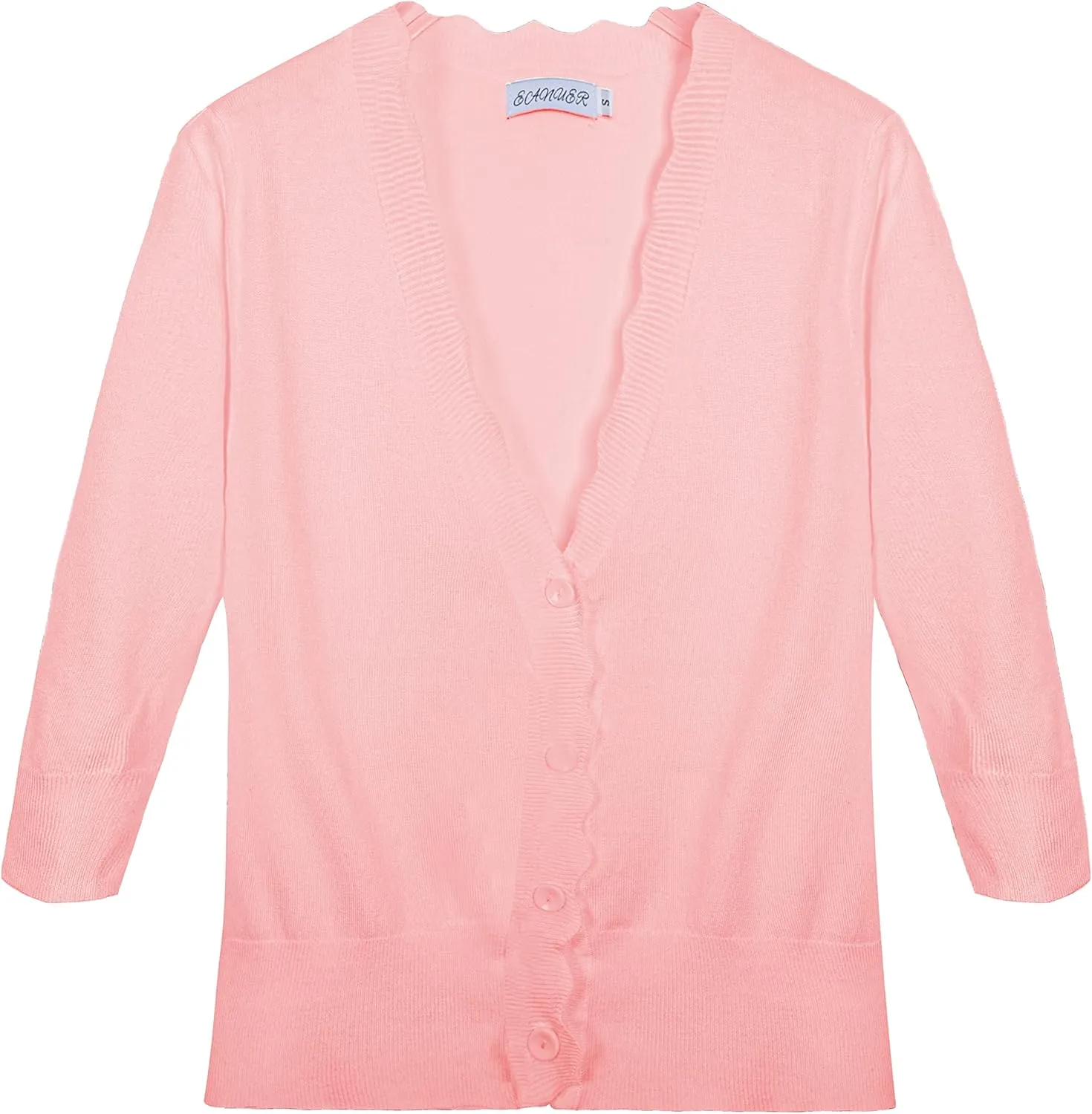 Women's Short Sleeve Cropped Cardigan Button Down Sweater Lightweight Knit Shrugs