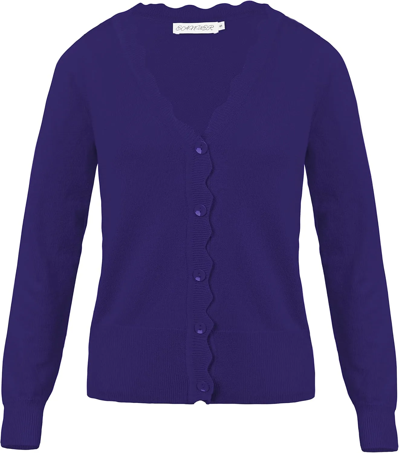 Women's Short Sleeve Cropped Cardigan Button Down Sweater Lightweight Knit Shrugs