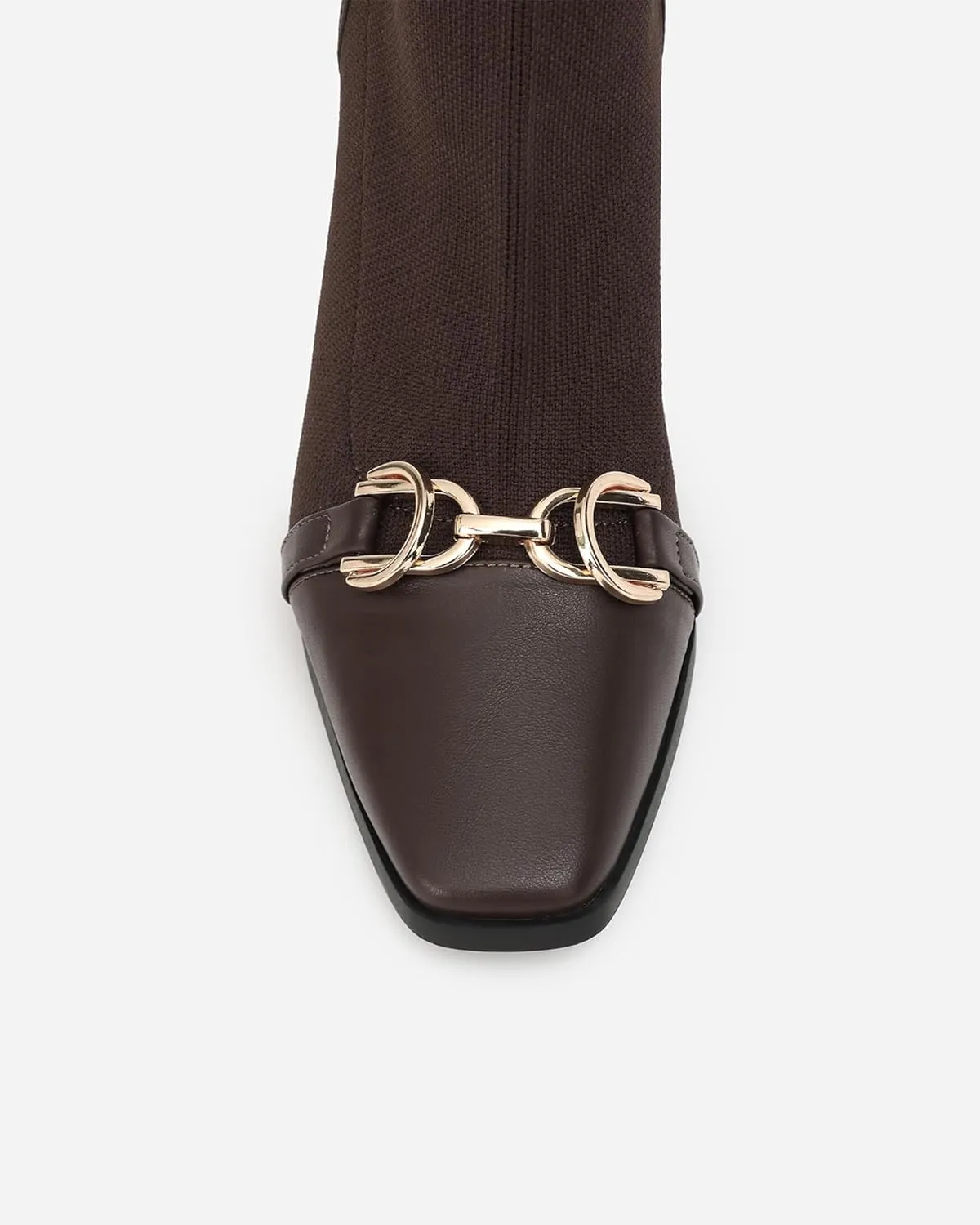 Women's Vintage Ankle Boots with Chain Detail, Classic Style