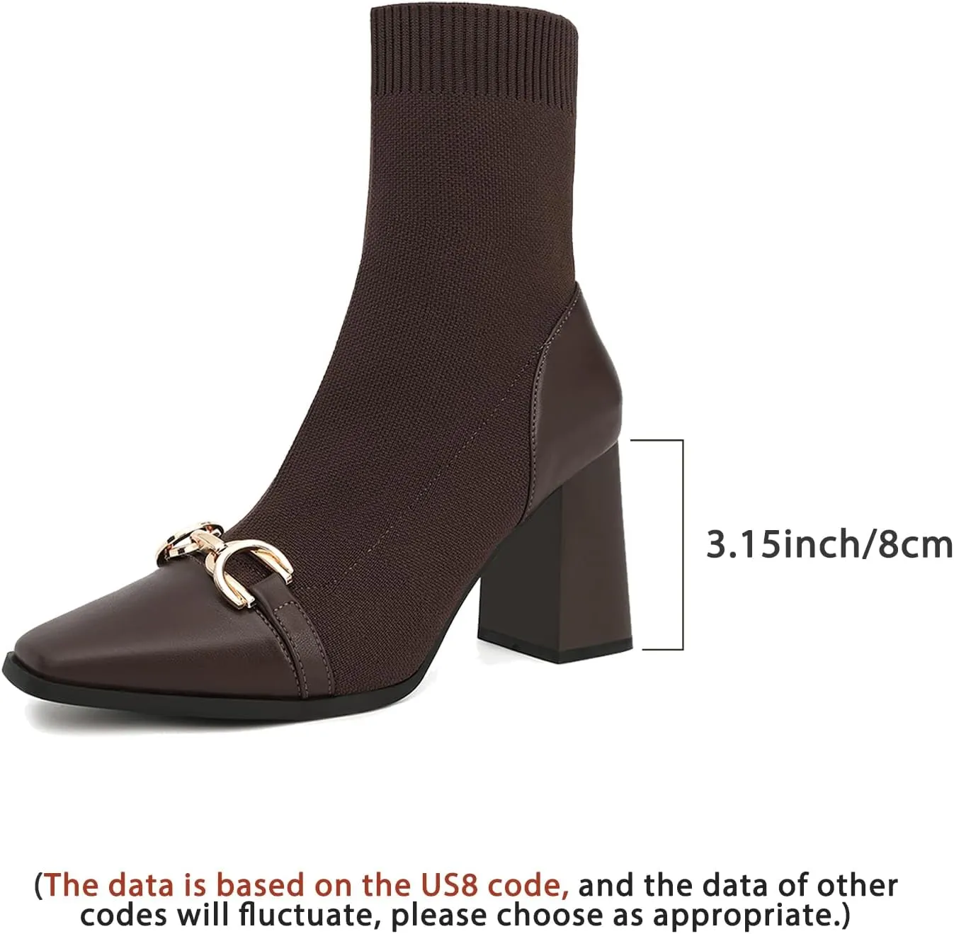 Women's Vintage Ankle Boots with Chain Detail, Classic Style