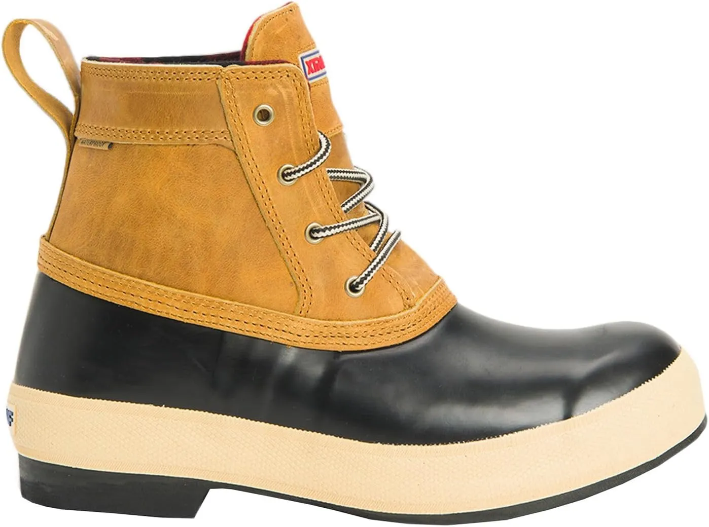 Xtratuf Men's 6in Casual Over-The-Ankle Waterproof Slip-Resistant Arch Support Legacy Full Grain Leather Boots Chelsea