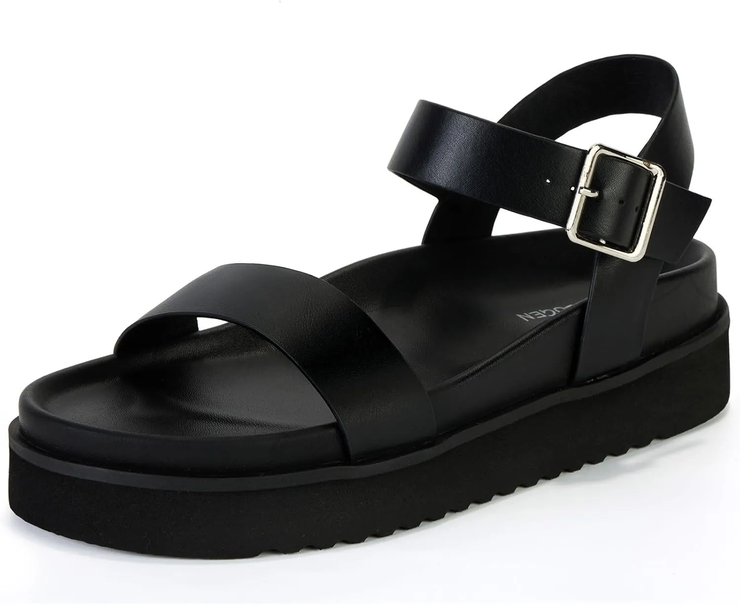 Yavero Womens Platform Sandals Open Toe Summer Sandals Low Wedge Sandals