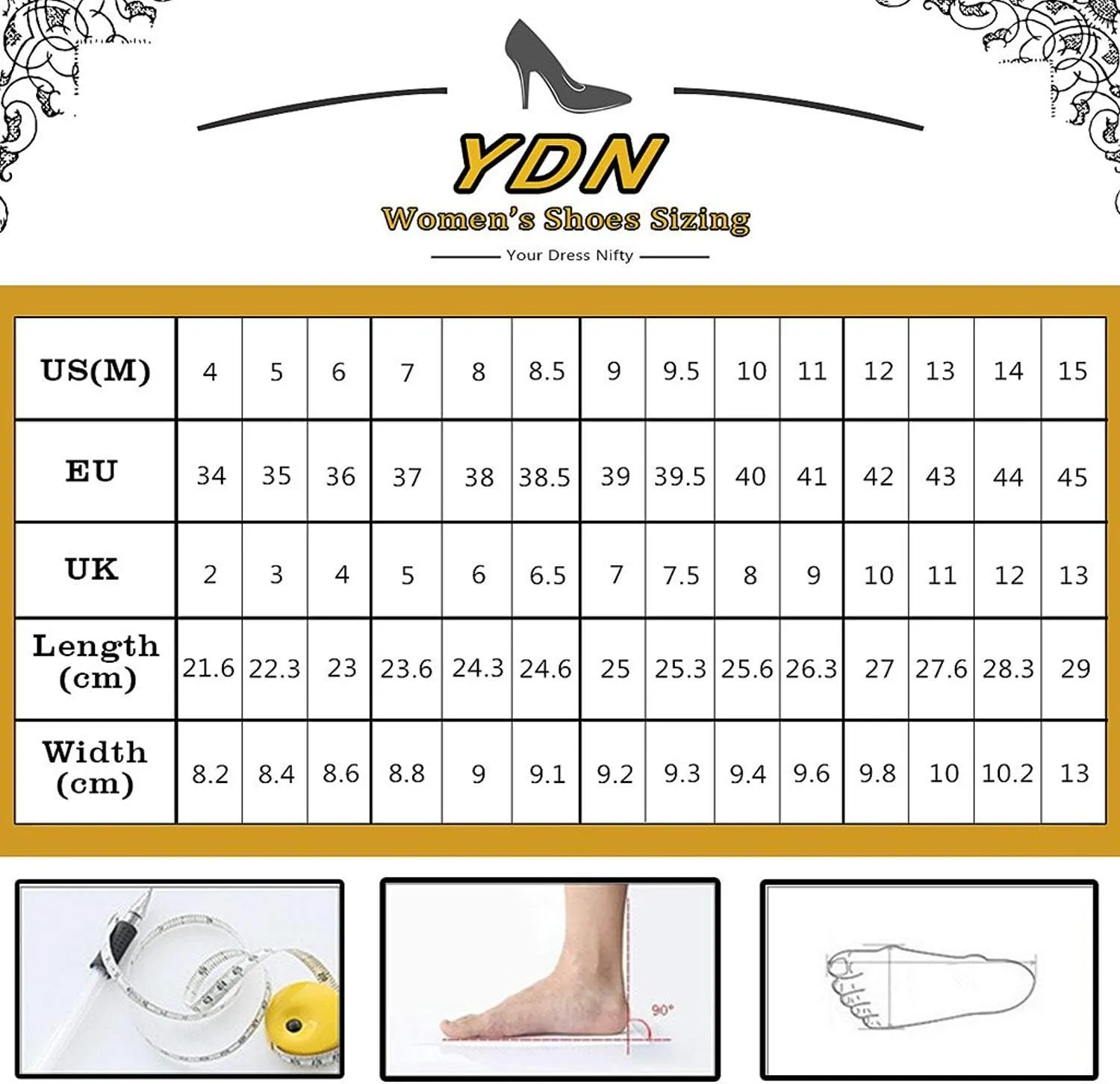 YDN Women Closed Round Toe Pumps Low Heels Shoes with Bowknot for Work Office Ladies Size 4-15 US