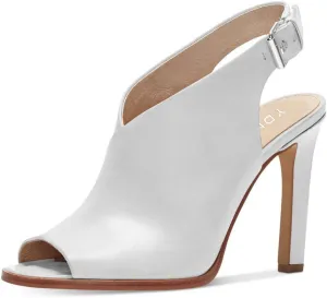 YDN Women Peep Toe High Heel Sandals Ankle Strap Pumps Slingback Stiletto Shoes with Buckle Size 4-15 US