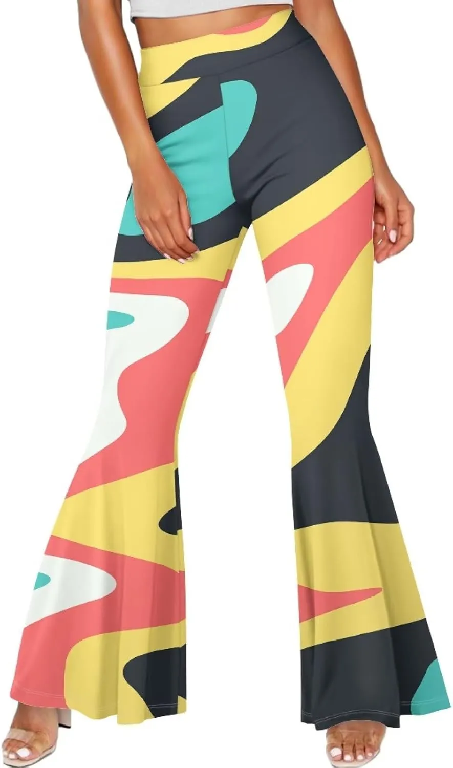 Yoga Pants Athletic Leggings for Women, Leggings for Women, Skin-Friendly and Stretchy Slim-Fit, for Dance & Sports