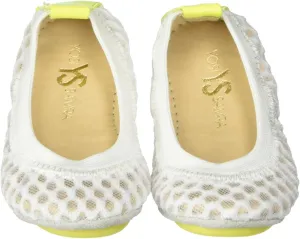 Yosi Samra Girl's Sammie 3D Waffle Mesh-K