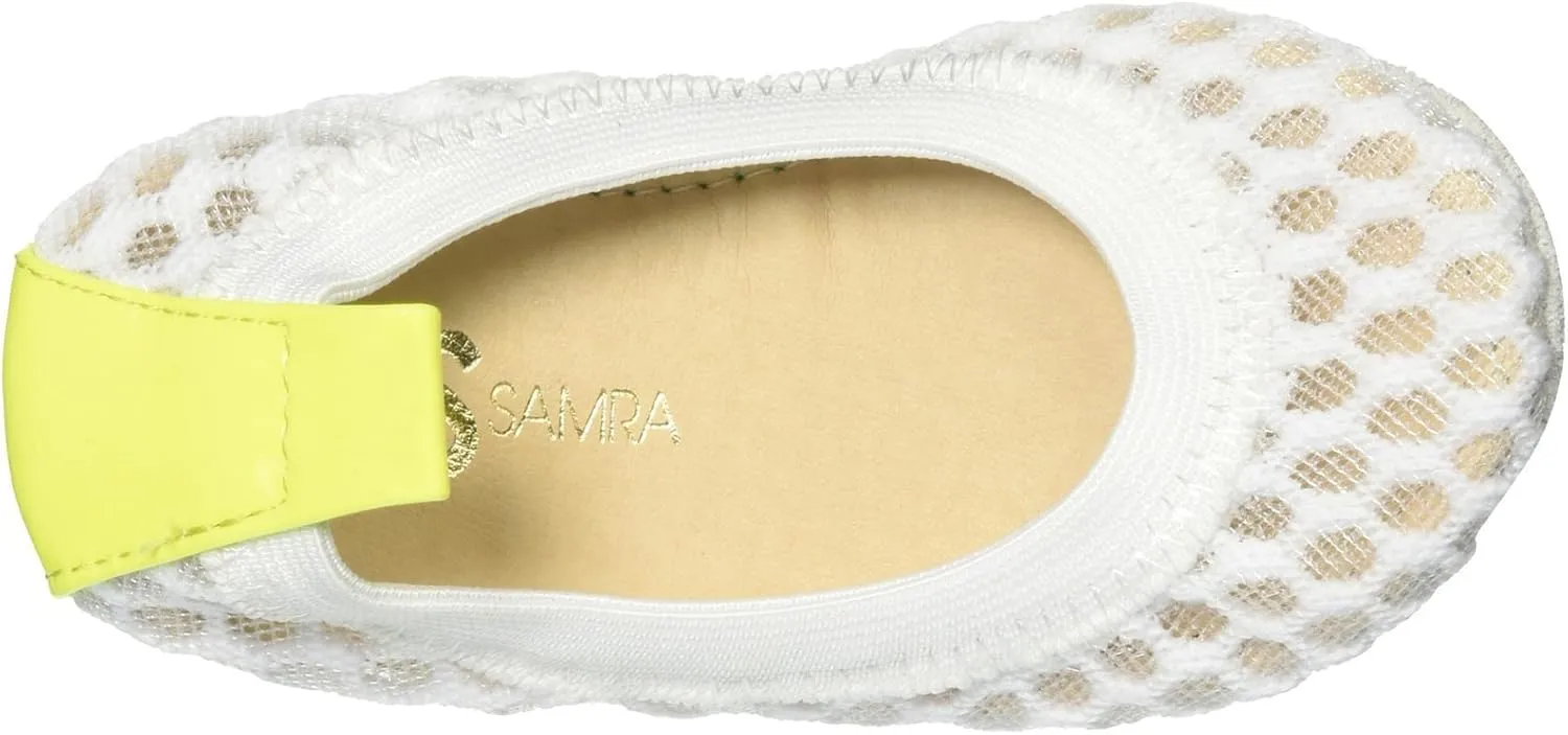 Yosi Samra Girl's Sammie 3D Waffle Mesh-K