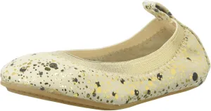 Yosi Samra Unisex-Child Sammie Paint Dripped Leather-K