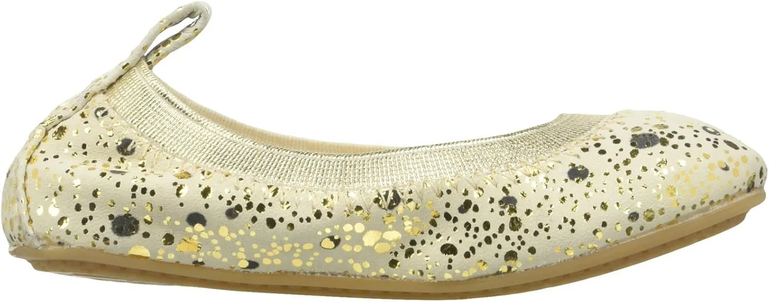 Yosi Samra Unisex-Child Sammie Paint Dripped Leather-K