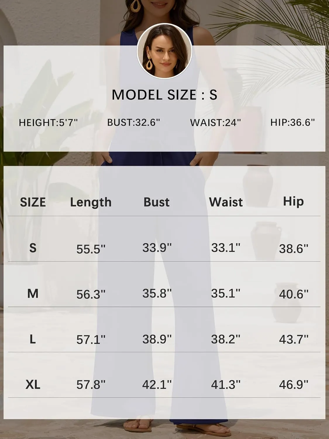 ZAFUL Womens Jumpsuits Summer 2025 Casual One Piece Outfits V Neck Sleeveless Wide Leg Long Pants Rompers with Pockets