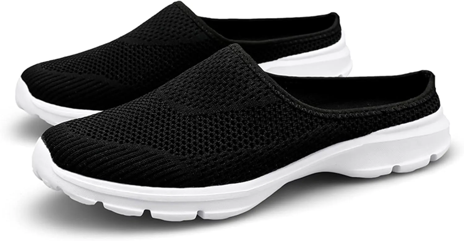 ZSpzx Quick Dry Casual Boat Shoes for Women Slip On Low Top Mesh Breathable Elastic Athletic Closed Toe Tennis Running Sneakers r Ladies Flat Fashion Casual Shoe for Gym Travel Daily Wear