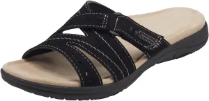 ZSpzx Wedge Sandals for Women Dressy Summer,Vintage Boho Beach Wedge Platform Casual Ethnic Retro Flip Flops Open Toe Slides Leather Sandals Indoor Outdoor Slipper for Ladies