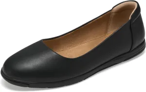 ZURIN Women's Comfortable Ballet Dressy Flats, Round Toe Slip On Flats Dress Work Shoes for Business Casual